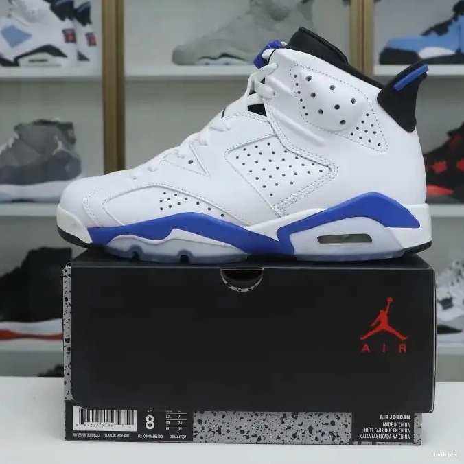 JORDAN RETRO AIR 6 SPORT BLUE Kimikick 0502